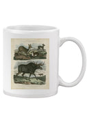 Deer And Moose Mug -Sydenham Edwards Designs