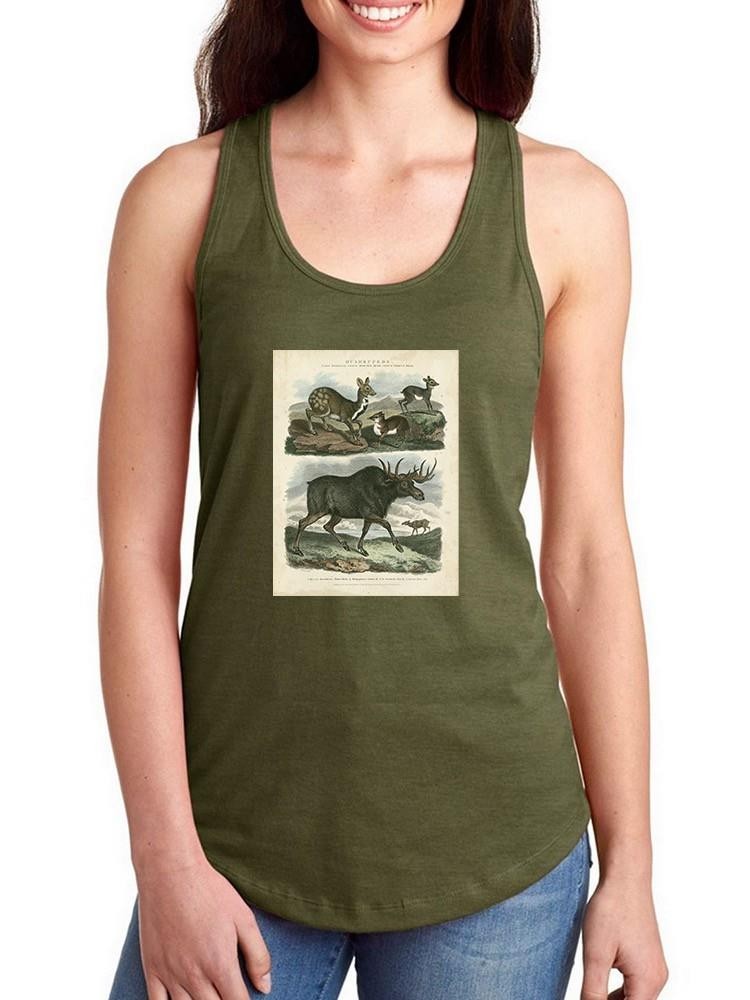 Deer And Moose T-shirt -Sydenham Edwards Designs