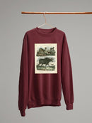 Deer And Moose Sweatshirt -Sydenham Edwards Designs