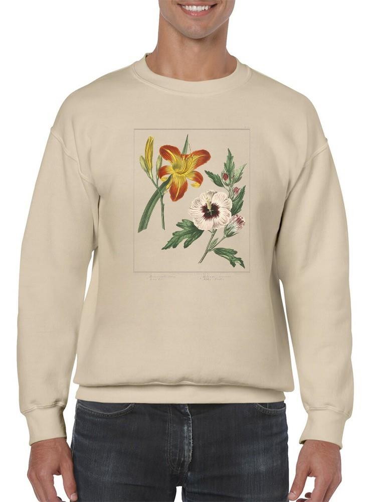 Garden Flowers Delight Sweatshirt -Sydenham Edwards Designs