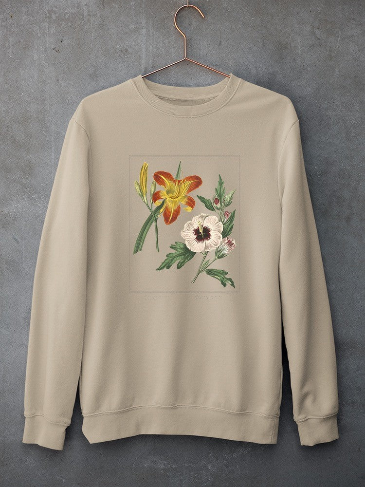 Garden Flowers Delight Sweatshirt -Sydenham Edwards Designs