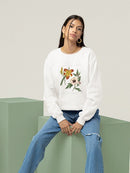 Garden Flowers Delight Sweatshirt -Sydenham Edwards Designs