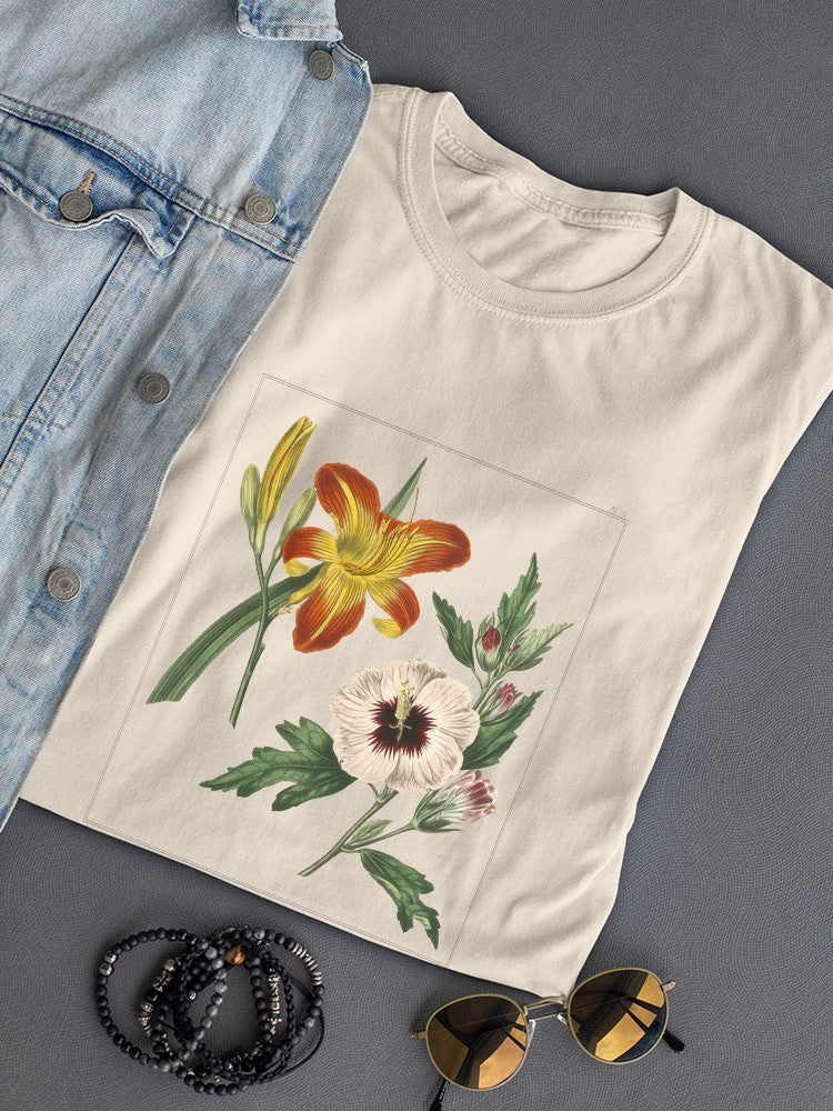 Garden Flowers Delight T-shirt -Sydenham Edwards Designs