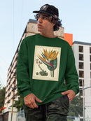 Golden Bird Of Paradise Sweatshirt -Sydenham Edwards Designs