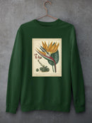 Golden Bird Of Paradise Sweatshirt -Sydenham Edwards Designs
