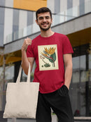 Golden Bird Of Paradise T-shirt Men's -Sydenham Edwards Designs