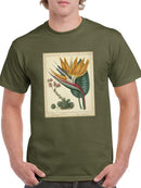 Golden Bird Of Paradise T-shirt Men's -Sydenham Edwards Designs