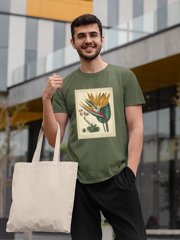 Golden Bird Of Paradise T-shirt Men's -Sydenham Edwards Designs