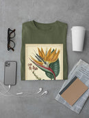 Golden Bird Of Paradise T-shirt Men's -Sydenham Edwards Designs