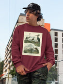 Heron And Crane Sweatshirt -Sydenham Edwards Designs