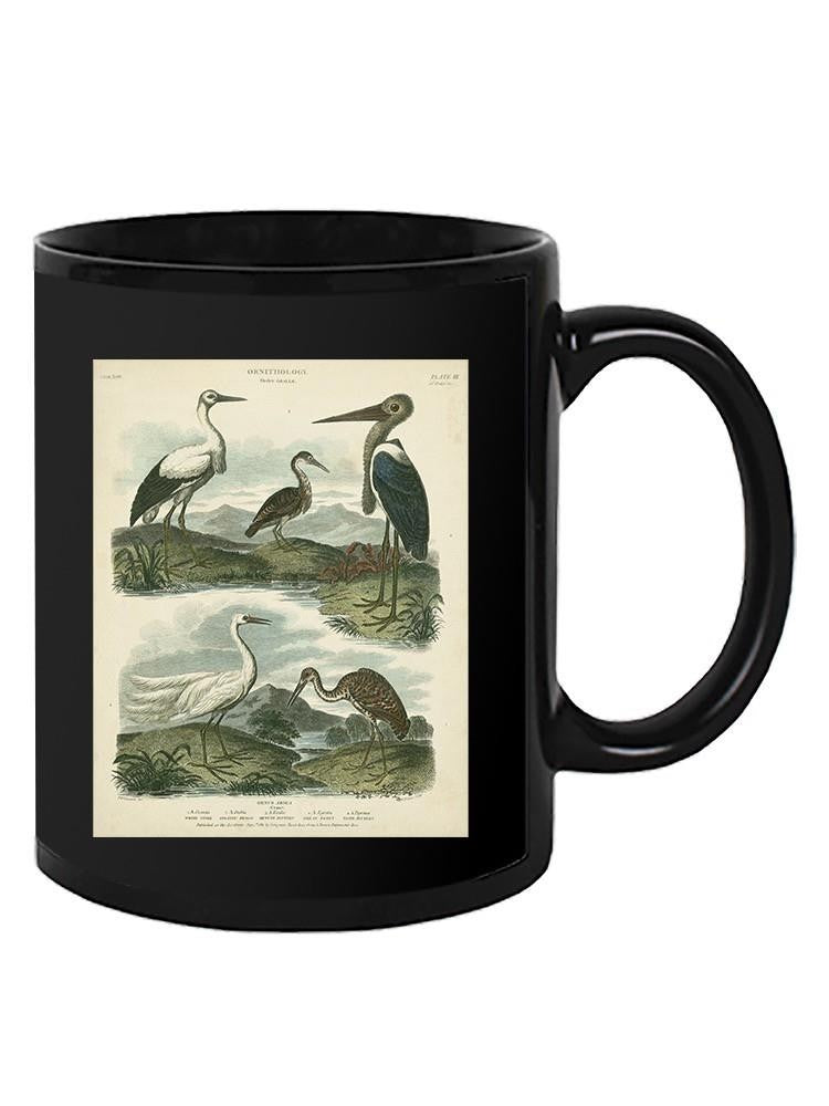 Heron And Crane Mug -Sydenham Edwards Designs