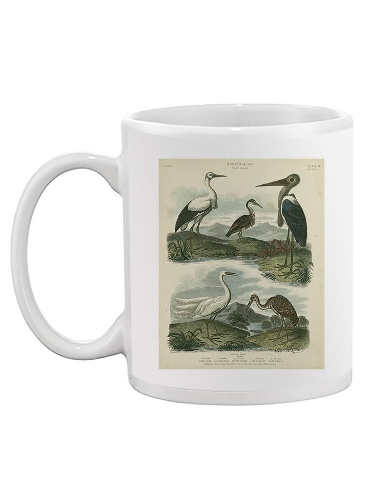 Heron And Crane Mug -Sydenham Edwards Designs