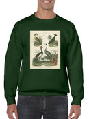 Heron And Crane Ii Sweatshirt -Sydenham Edwards Designs