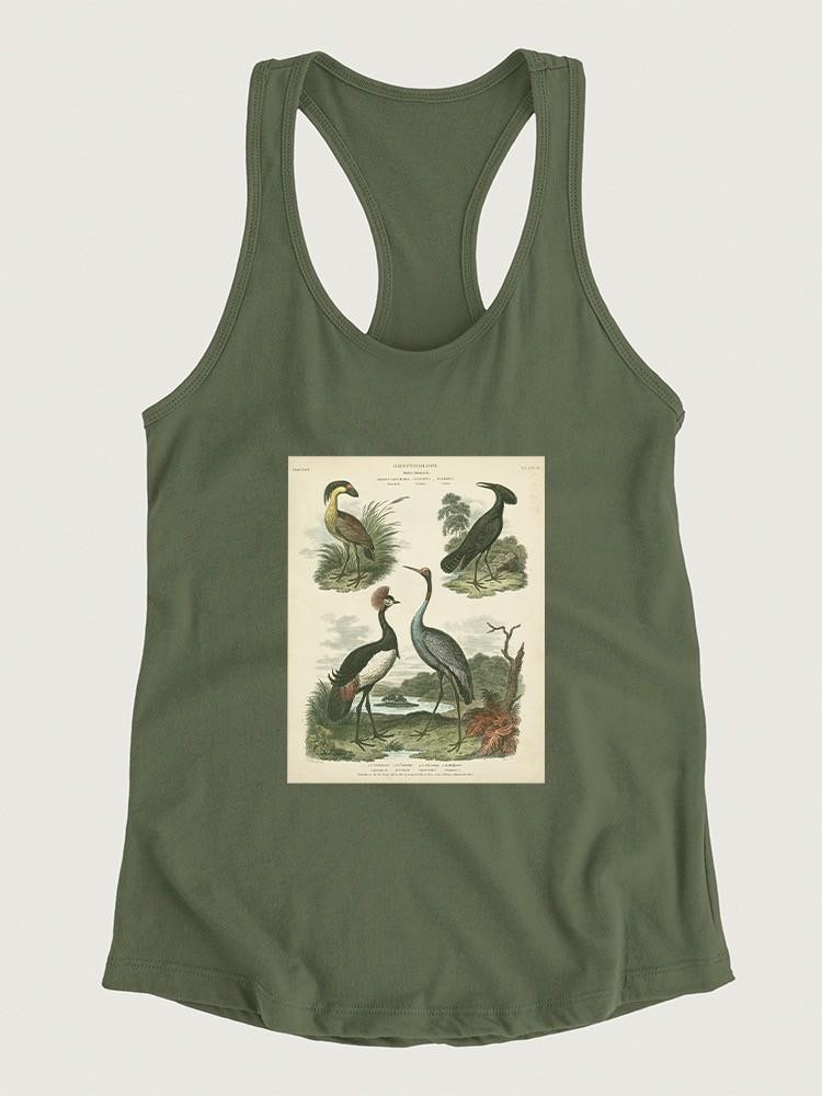 Heron And Crane Ii T-shirt -Sydenham Edwards Designs