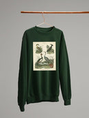 Heron And Crane Ii Sweatshirt -Sydenham Edwards Designs