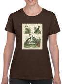 Heron And Crane Ii T-shirt -Sydenham Edwards Designs