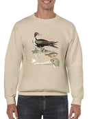Aquatic Birds I Sweatshirt -Sydenham Edwards Designs