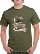 Aquatic Birds I T-shirt -Sydenham Edwards Designs
