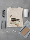 Aquatic Birds I T-shirt -Sydenham Edwards Designs