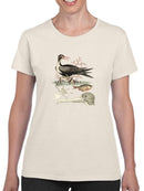 Aquatic Birds I T-shirt -Sydenham Edwards Designs