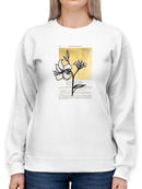 Floral Diary Iv Sweatshirt -Vanna Lam Designs