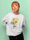 Floral Diary Iv Sweatshirt -Vanna Lam Designs