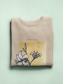 Floral Diary Iv Sweatshirt -Vanna Lam Designs