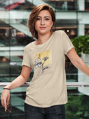 Floral Diary Iv T-shirt -Vanna Lam Designs