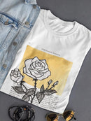 Floral Diary Ii T-shirt -Vanna Lam Designs