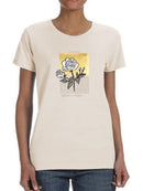Floral Diary Ii T-shirt -Vanna Lam Designs