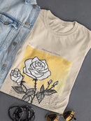 Floral Diary Ii T-shirt -Vanna Lam Designs