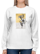 Floral Diary I Sweatshirt -Vanna Lam Designs