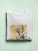 Floral Diary I Sweatshirt -Vanna Lam Designs