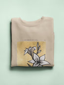 Floral Diary I Sweatshirt -Vanna Lam Designs
