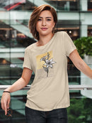 Floral Diary I T-shirt -Vanna Lam Designs