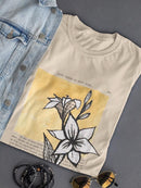 Floral Diary I T-shirt -Vanna Lam Designs