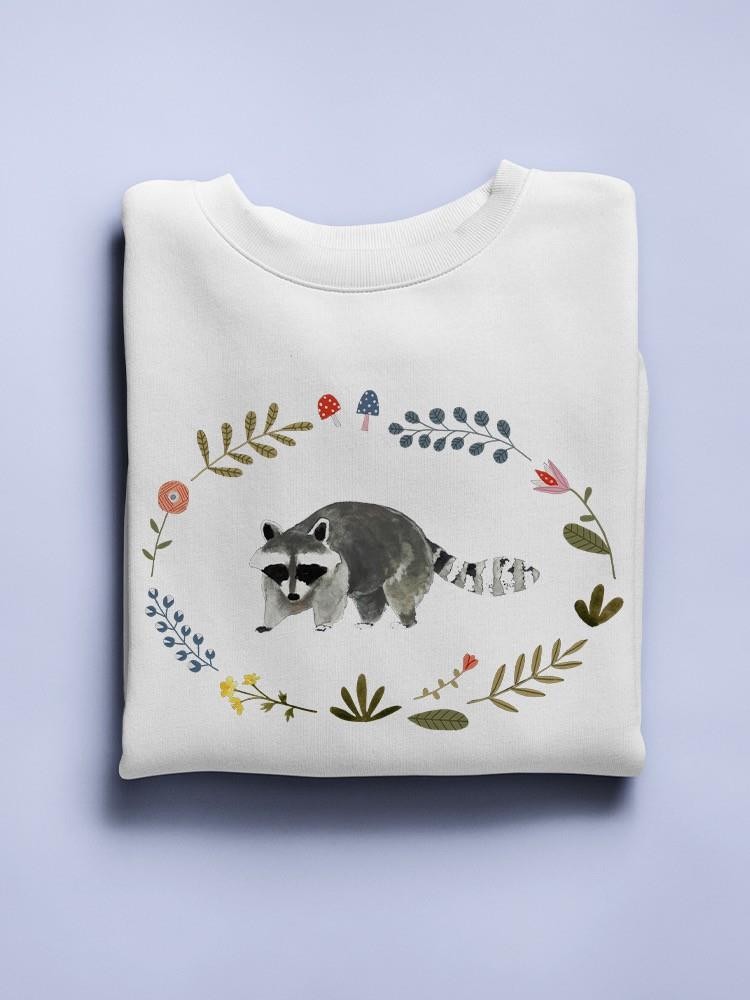 Critter And Foliage Iv Sweatshirt -Victoria Barnes Designs