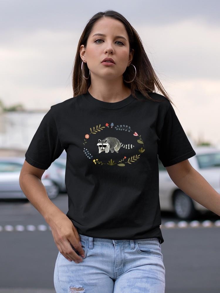 Critter And Foliage Iv T-shirt -Victoria Barnes Designs