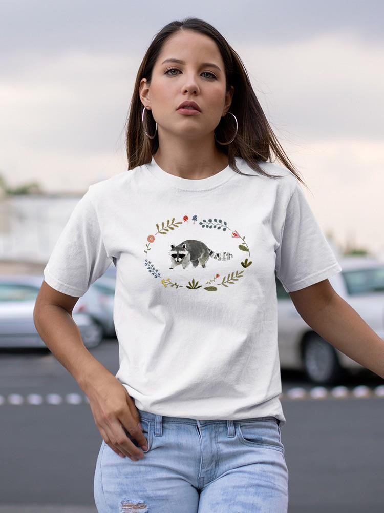 Critter And Foliage Iv T-shirt -Victoria Barnes Designs