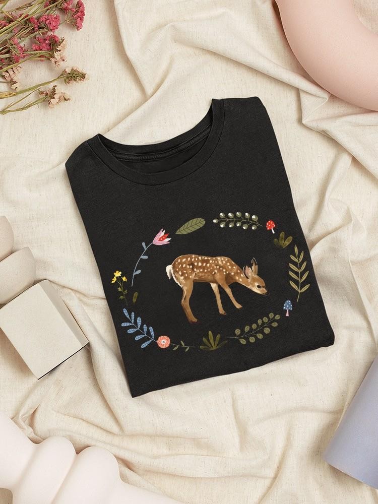 Critter And Foliage Iii T-shirt -Victoria Barnes Designs