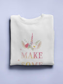 Sweet Unicorn Iv Sweatshirt -Victoria Barnes Designs
