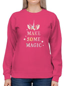 Sweet Unicorn Iv Sweatshirt -Victoria Barnes Designs