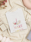 Sweet Unicorn Iv T-shirt -Victoria Barnes Designs