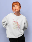 Sweet Unicorn I A Sweatshirt -Victoria Barnes Designs