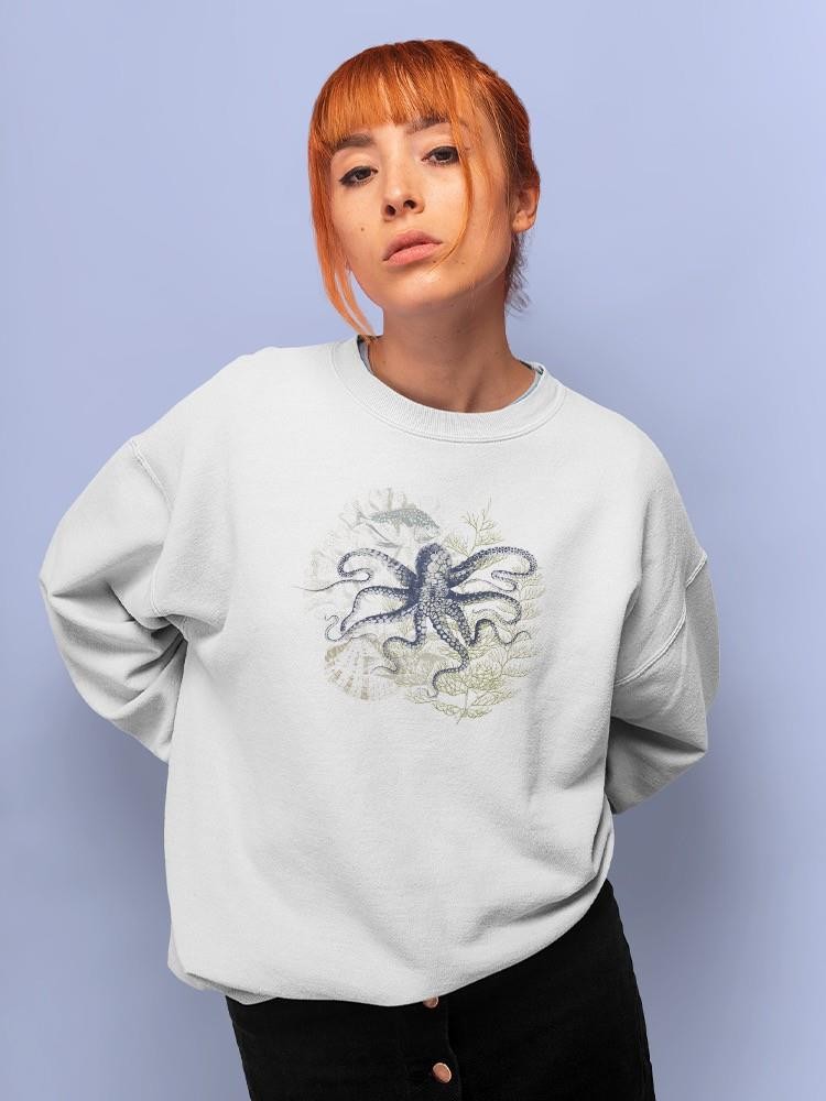 Coastal Ephemera Sweatshirt -Victoria Barnes Designs