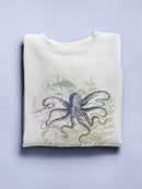 Coastal Ephemera Sweatshirt -Victoria Barnes Designs