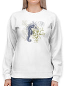 Coastal Ephemera Iv Sweatshirt -Victoria Barnes Designs