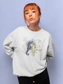 Coastal Ephemera Iv Sweatshirt -Victoria Barnes Designs