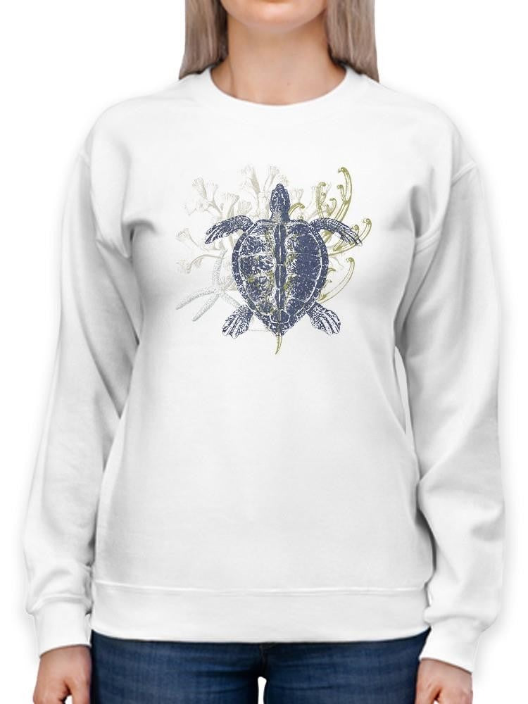 Coastal Ephemera Iii Sweatshirt -Victoria Barnes Designs