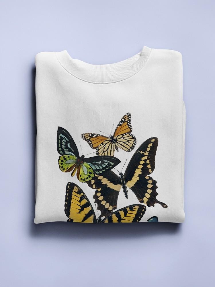 Butterfly Collage Sweatshirt -Victoria Barnes Designs